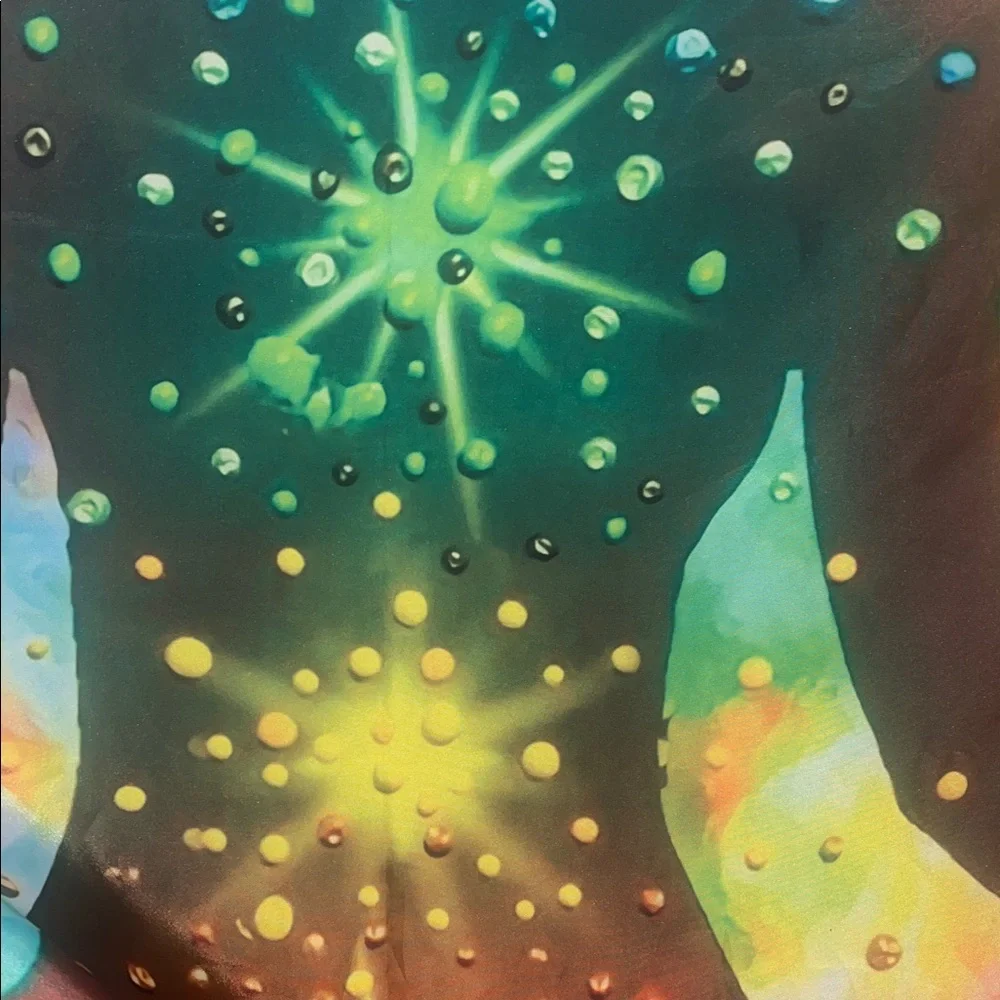 Mystical Multicolor Meditation Tapestry